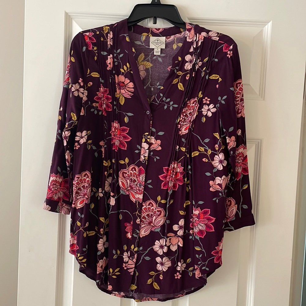 Fall 3/4 length sleeve top